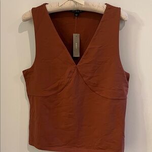 J. Crew Women's Burnt Orange Tank Top